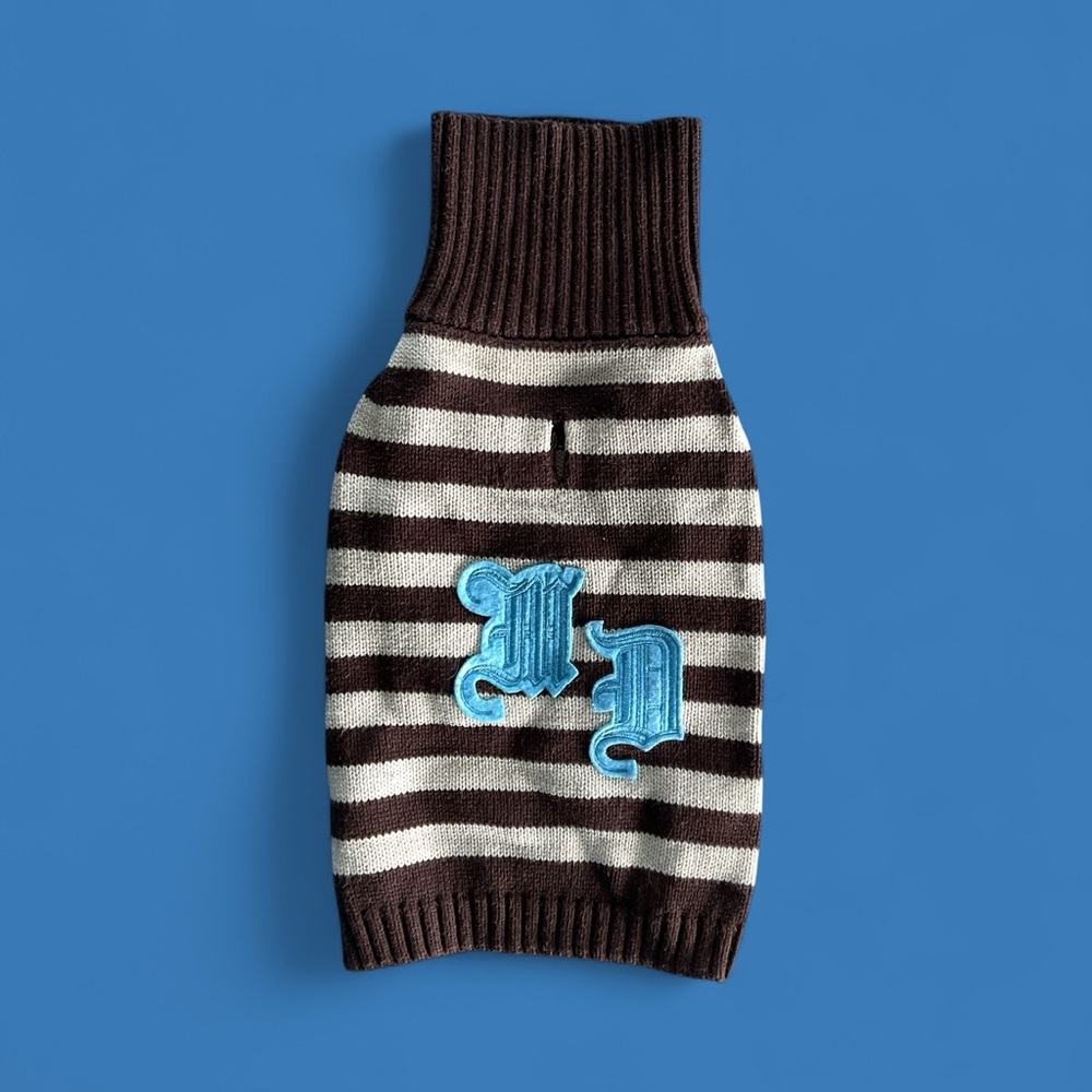 💖 My Dog by Mary Yasuda Vintage Striped Dog Sweater 💖